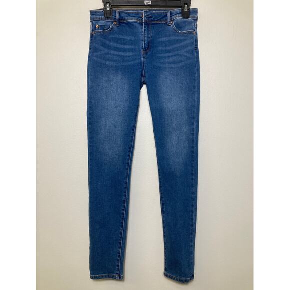 Girls Tractr Blue Skinny Jeans  sz 16 - Picture 1 of 2